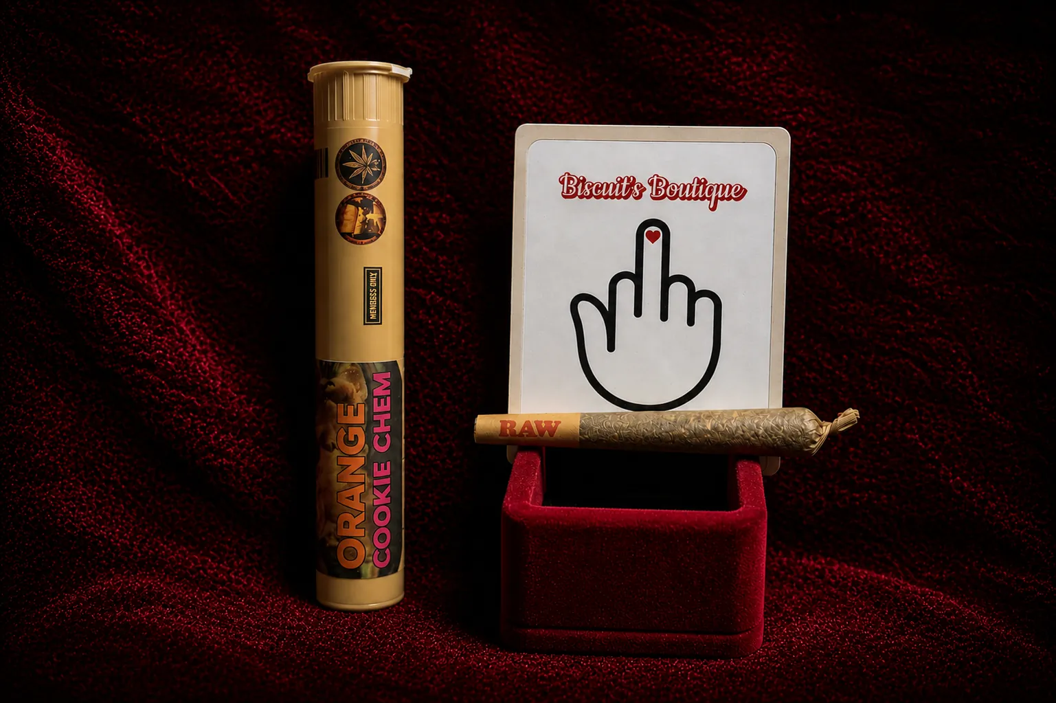 Orange Cookie Chem pre-roll cannabis strain